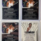 2022 23 Leaf Optichrome Peyton Watson Purple Rookie Auto 6 + Ink Auto Set (x3) (2)