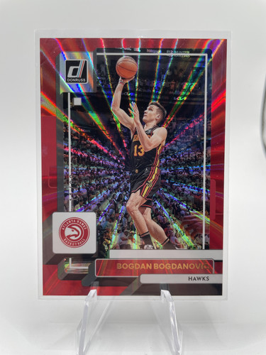 2022 23 Donruss Bogdan Bogdanovic Red Pulsar Prizm 99 #63 (1).1