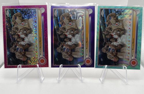 2022 23 Topps McDonald's Chrome Whole Squad Pink 150 Aqua 199 Purple 299 (1).1