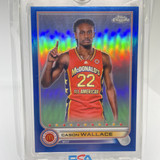 2022 23 Topps Mcdonald's Chrome Cason Wallace Blue Refractor Rookie 99 (1)