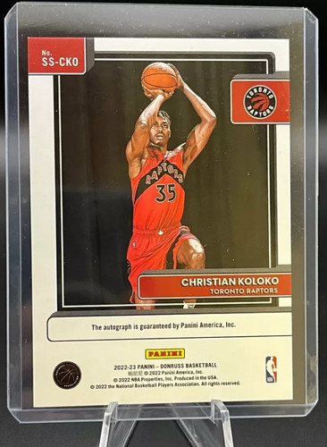 2022 23 Donruss Signature Series Christian Koloko SP Rookie Auto SS CKO (2).1