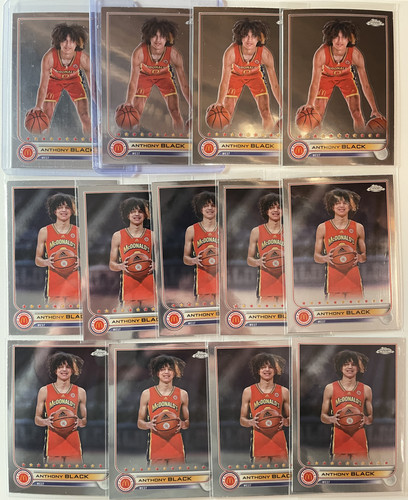 2022 23 Topps Mcdonalds Chrome Anthony Black Rookie Set (x14).1