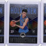 2022 23 Panini Mosaic Chet Holmgren Rookie Introductions Insert SP Set (x3) (1)