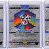 2022 23 Panini Mosaic Chet Holmgren Rookie Introductions Insert SP Set (x3) (2)