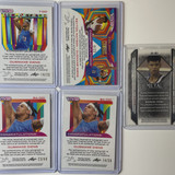 2022 23 Leaf Vivid Ousmane Dieng Rookie Auto Set (x5) Red 35 Blue 40 Dual 25 (2)