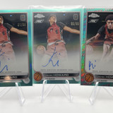 2022 23 Topps OTE Chrome Jahki Howard Aqua Refractor Rookie Auto 99 Set (x4) (4)