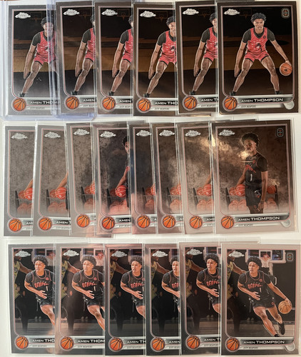 2022 23 Topps OTE Chrome Amen Thompson Rookie Set (x20).1