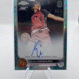 2022 23 Topps OTE Chrome Jahki Howard Aqua Refractor Rookie Auto 99 Set (x4) (2)