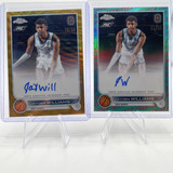 2022 23 Topps OTE Chrome Jayden Williams Gold Refractor Auto 50 + Insert Set (2)