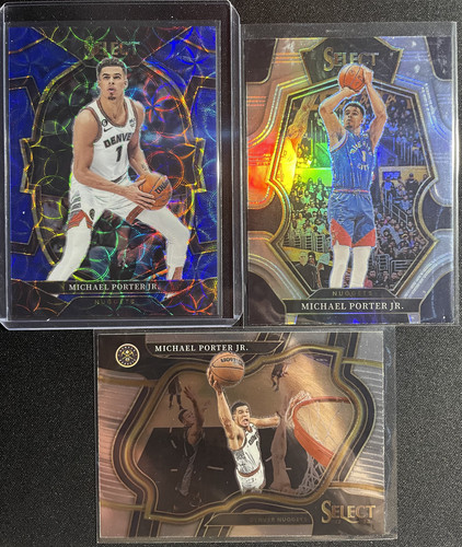 2022 23 Select Michael Porter Jr Blue 249 + Premier Level Prizm + Courtside (1).1