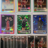 2022 23 Topps OTE Chrome Jahki Howard Auto + Green 75 + Refractor Set (x15) (1)