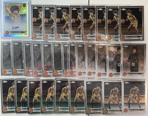 2022 23 Topps OTE Chrome Izan Almansa SP Variation Refractor Auto + Base (x30).1