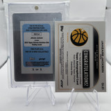 2022 23 Topps OTE Chrome Jahzare Jackson 11 Printing Plate + Green Auto 75 (2)