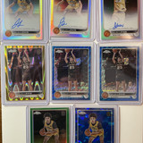 2022 23 Topps OTE Chrome Jalen Lewis Auto Gold 50 Green 75 Refractor Set (x39) (2)