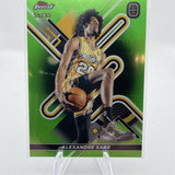 2022 23 Topps OTE Chrome Alexandre Sarr Pink Refractor 150 + Finest Green 99 (4)