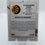 2022 23 Topps OTE Chrome Alexandre Sarr Pink Refractor 150 + Finest Green 99 (5)