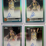 2022 23 Topps OTE Chrome Jalen Lewis Green Refractor Auto 75 + 3 Aqua Auto 99 (1)