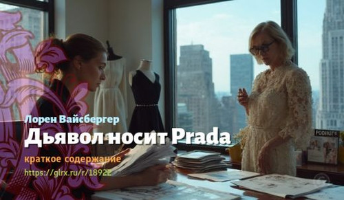 Читать краткий пересказ книги Лорен Вайсбергер «Дьявол носит Prada». Дьявол носит Prada, Вайсбергер,.jpg