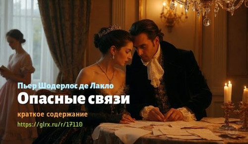 Читать краткий пересказ книги Пьера Шодерлоса де Лакло «Опасные связи». Опасные связи, Шодерлос де, .jpg