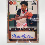 2021 22 Leaf Kobe Bufkin Rookie Auto Set (x4) Red 25 Aqua 99 + Metal Blue 50 (4)