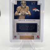 2012 Panini Prominence Brock Osweiler Rookie Jumbo Patch 299 (2)