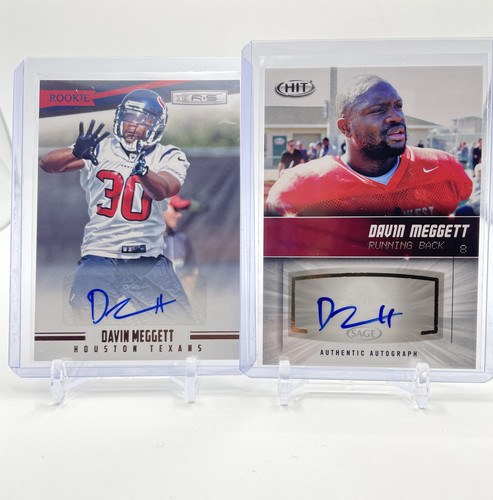 2012 Panini Rookies & Stars Davin Meggett Rookie Auto 999 + Sage Hit RC Auto (1).1