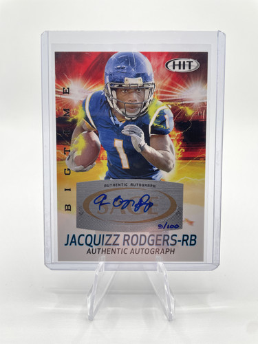 2011 Sage Hit Jacquizz Rodgers Big Time Elusiveness Rookie Auto 100 (1).1