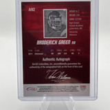 2012 Sage Hit Broderick Green Rookie Auto #A92 (2)