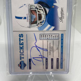 2012 Panini Prestige Dwayne Allen Draft Ticket Rookie Auto #18 (1)