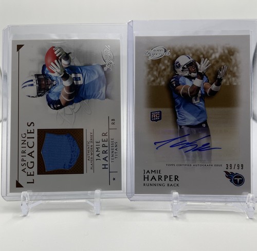 2011 Topps Legends Jamie Harper Bronze Rookie Auto 99 + Legacies Shield Patch (1).1