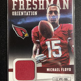 2012 Panini Rookies &amp; Stars Michael Floyd Freshman Orientation Rookie Patch #29 (1)