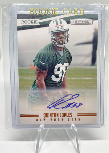 2012 Panini Rookies & Stars Quinton Coples Rookie Auto SP 999 New York Jets (1).1