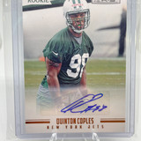 2012 Panini Rookies &amp; Stars Quinton Coples Rookie Auto SP 999 New York Jets (1)