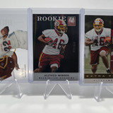 2012 Donruss Elite Alfred Morris Rookie Hard Hats 399 + Refractor 999 + SP RC (1)