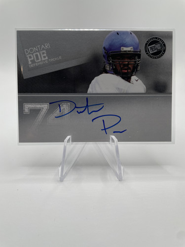 2012 Press Pass Dontari Poe On Card Rookie Auto (1).1