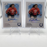 2011 Topps Legends Darren Evans Rookie Set (x2) #RA DE (1)