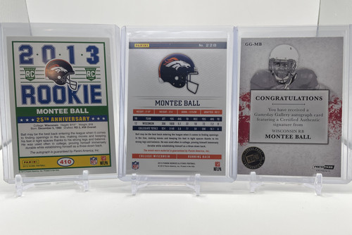 2013 Panini Score Montee Ball Rookie Auto + Press Pass Auto 90 + R&S Patch 299 (2).1
