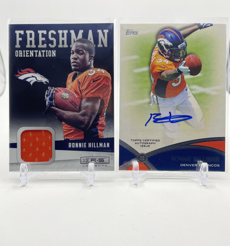 2012 Topps Prolific Playmakers Ronnie Hillman Rookie Auto + Freshman RC Patch (1).1