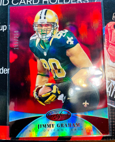 2013 Panini Certified Jimmy Graham #106 Red Foil 250 (1).1