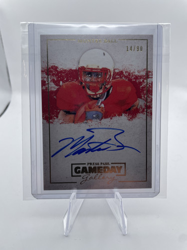 2013 Press Pass Montee Ball Gameday Gallery Red Rookie Auto 90 (1).1