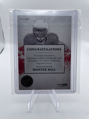 2013 Press Pass Montee Ball Gameday Gallery Red Rookie Auto 90 (2).1