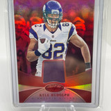 2013 Leaf Certified Kyle Rudolph Red Foil Patch 99 (1)