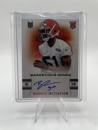 2013 Panini Momentum Barkevious Mingo Rookie Initiation Autograph 200 (1).1