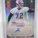 2014 Panini Rookies &amp; Stars Scott Crichton Longevity Rookie Refractor Auto 99 (1)