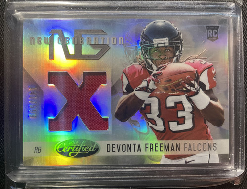 2014 Panini Certified Devonta Freeman New Generation Silver Rookie Patch 599 (1).1
