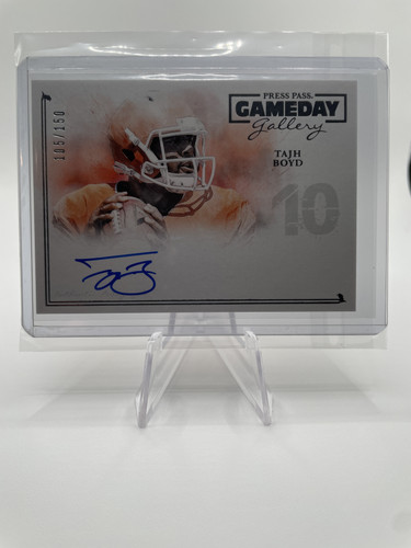 2014 Press Pass Tajh Boyd Gameday Gallery On Card Rookie Auto 150 (1).1