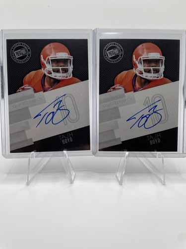 2014 Press Pass Tajh Boyd Bronze Cn Card Rookie Auto 199 + Base Autos (x2) (2).1