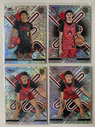 2022 23 Topps OTE Finest Jahki Howard Green 99 Blue 150 Pink 125 Set (x9) (4).1