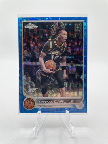 2022 23 Topps OTE Chrome Kanaan Carlyle Blue 99 + Sapphire SP & Base Set (x14) (3).1