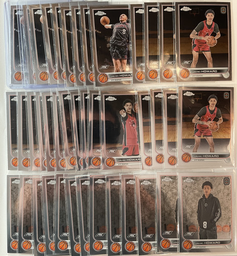 2022 23 Topps Overtime Elite OTE Chrome Jahki Howard Rookie Base Set (x41).1